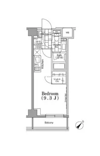 ONE ROOF FLAT TSUKISHIMA【2階】の間取り