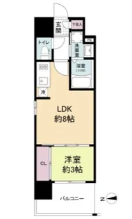 LiveCasa鶴見町【6階】の間取り