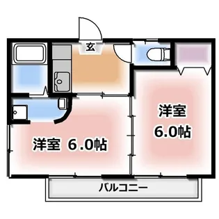 コーポイチムラ【2階】の間取り