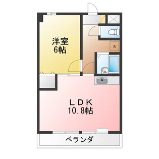 グランドステイ豊明【3階】の間取り