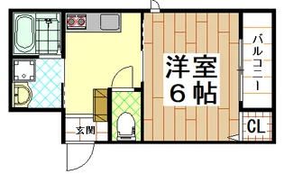 マンションKanae【1階】の間取り
