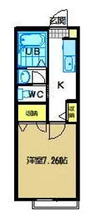 スカイヴュー【1階】の間取り