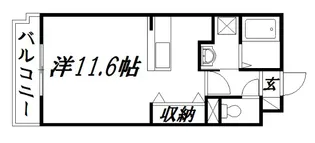アドバンシティマルモ【2階】の間取り