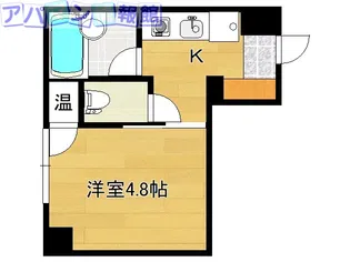 プラザ・ドゥ・ロード【4階】の間取り