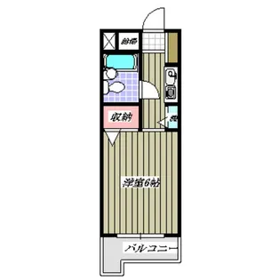 セシーズ宮崎台第2【4階】の間取り