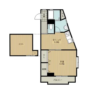 EXCION【3階】の間取り