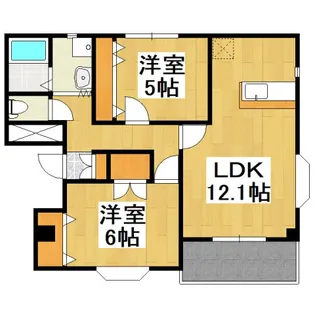 ル・ボヌール【3階】の間取り