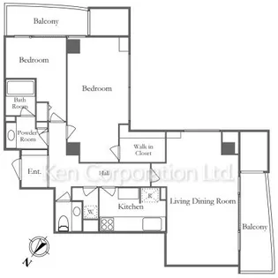パラシオ青山【7階】の間取り