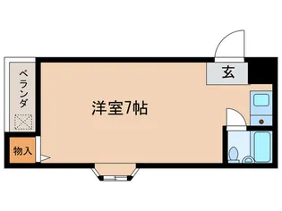 ヴィクトリアコート岸和田【2階】の間取り