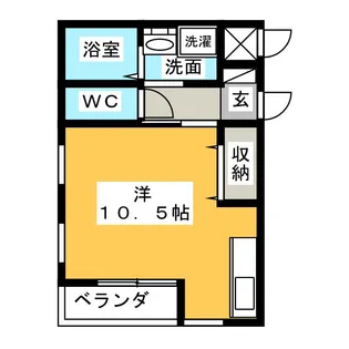 グレイス鴎【1階】の間取り