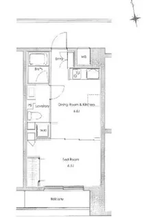 ソサエティ蔵前【2階】の間取り