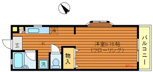 玉川ハイツ【2階】の間取り