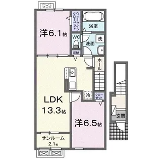 Casa forestale【2階】の間取り