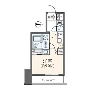 リージア下北沢【1階】の間取り