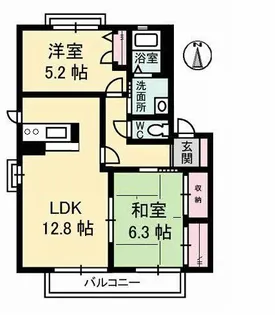 ネオ グレース【1階】の間取り