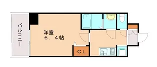 プレサンス神戸キュリオ【11階】の間取り