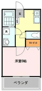 フォルトゥナ草加【1階】の間取り