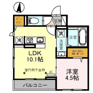 Arts&K【2階】の間取り