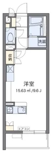 レオネクストエクセルアサヒVI【2階】の間取り