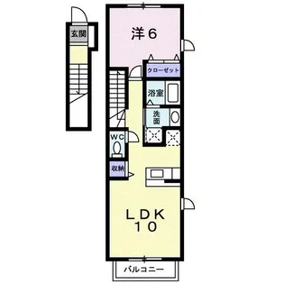 ペニーレイン【2階】の間取り