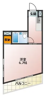 宝コーポII【3階】の間取り