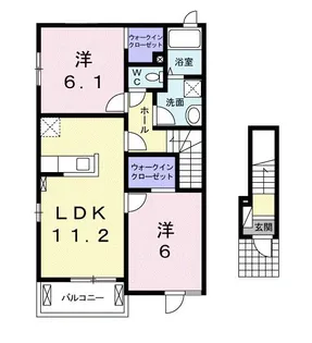 カレント昭和【2階】の間取り