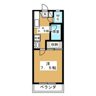 メゾンドベル【2階】の間取り
