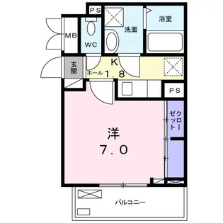 コンジュ・コトネ【2階】の間取り
