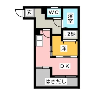 メゾン グランド ラヴィ【1階】の間取り