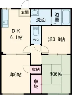 ベルテック須屋I【1階】の間取り