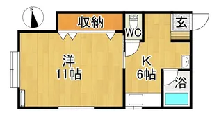 サンフォレスト【2階】の間取り