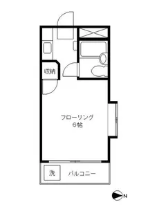 パレス長谷川【3階】の間取り