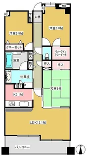 プリムローズさがみ野【4階】の間取り