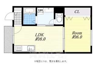 グレイス泉尾【1階】の間取り