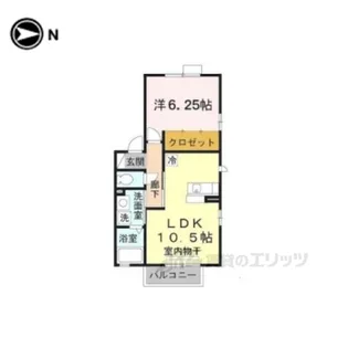 イファルジェンス【2階】の間取り