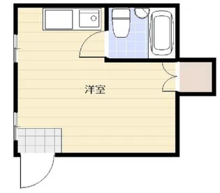 樫山ビル若葉荘【4階】の間取り