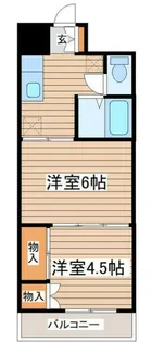 アーバンコート【5階】の間取り