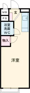 アーク雪ヶ谷【1階】の間取り