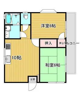 スプリング和光【2階】の間取り