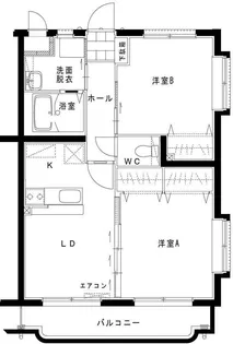 サニーコートII【1階】の間取り