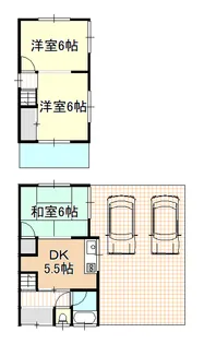 長船町福岡貸物件の間取り