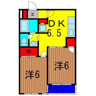 ハイクレストエビハラ【3階】の間取り