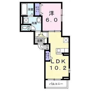 シャインII【3階】の間取り