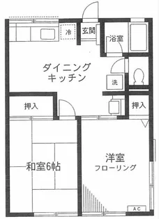 シティハイム フォーレストI【2階】の間取り