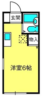アサヒレジデンス【2階】の間取り