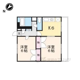 レオパレスエスペランザ【2階】の間取り