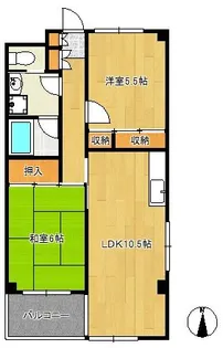 カントリーハウス・鈴木【3階】の間取り
