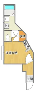 リバーサイドハイツ名切【2階】の間取り