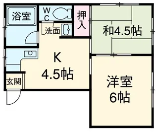 勝陽ビル【4階】の間取り