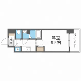 アドバンス大阪バレンシア【12階】の間取り